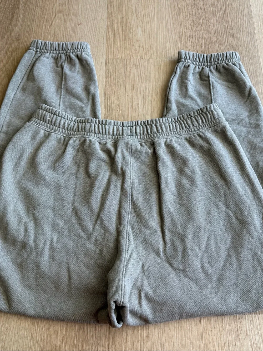 Jordan Air Flight Joggers Men's M Gray/Sage Cotton Fleece Sweatpants